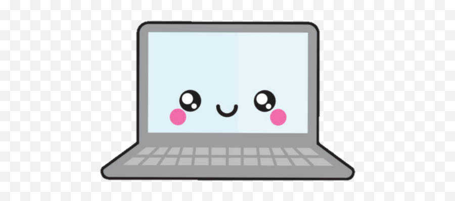 Download Laptop Computer Cute Kawaii - Computadora Kawaii Png,Computadora Png