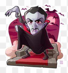 Classic Horror Monsters - Cartoon Png,Vampire Png