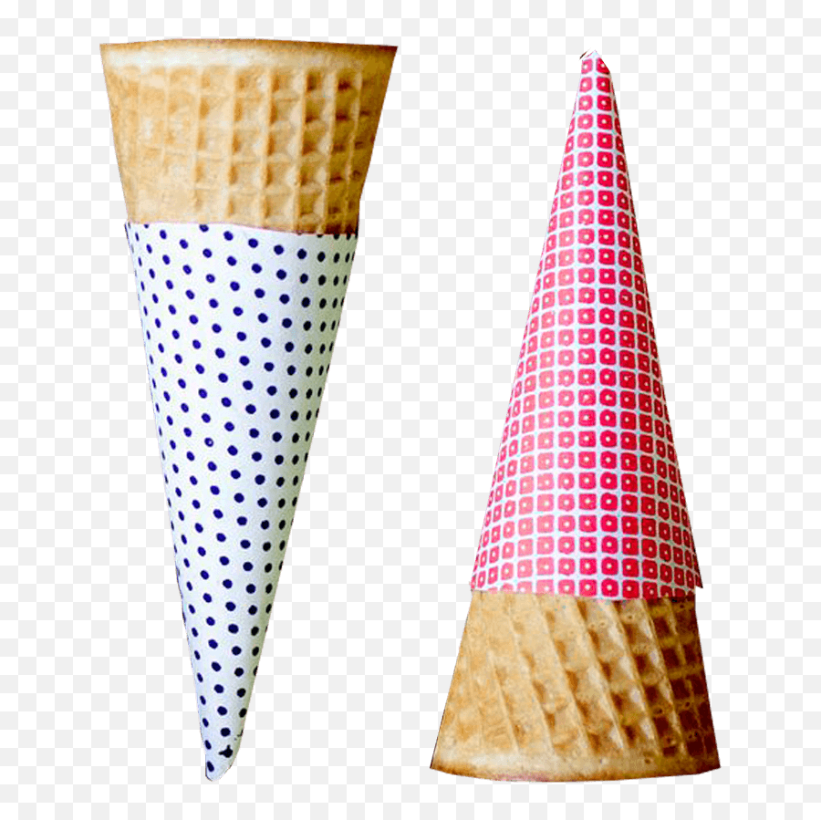 Custom Cone Sleeve Printed Packaging Plusprinters - Ice Cream Cone Sleeves Png,Ice Cream Cone Transparent