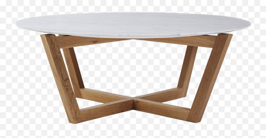 Covet House Marble Top Coffee Table Oak - Coffee Table Round Wood And Marble Png,End Table Png