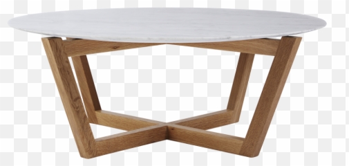 Covet House Marble Top Coffee Table Oak - Coffee Table Round Wood And Marble Png,End Table Png