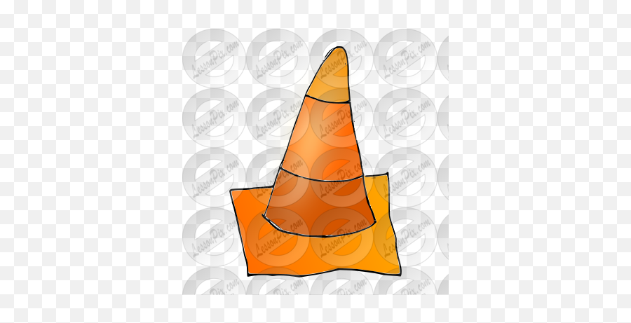 Traffic Cone Picture For Classroom Therapy Use - Great Illustration Png,Traffic Cone Png