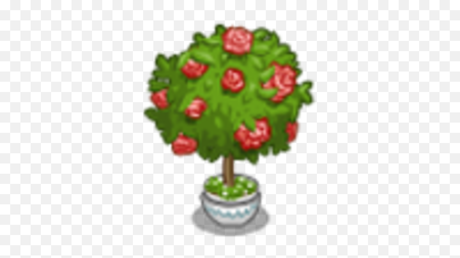 Rose Bush - Flowerpot Png,Rose Bush Png