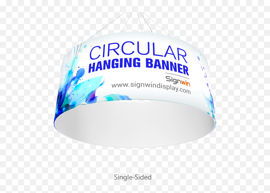 Circular Tube Hanging Banner Custom Printing - Fuji Packaging Png,Hanging Sign Png