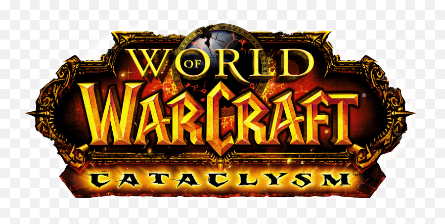World Of Warcraft Logo Png 3 Image - World Of Warcraft Cataclysm Logo,World Of Warcraft Logo Transparent
