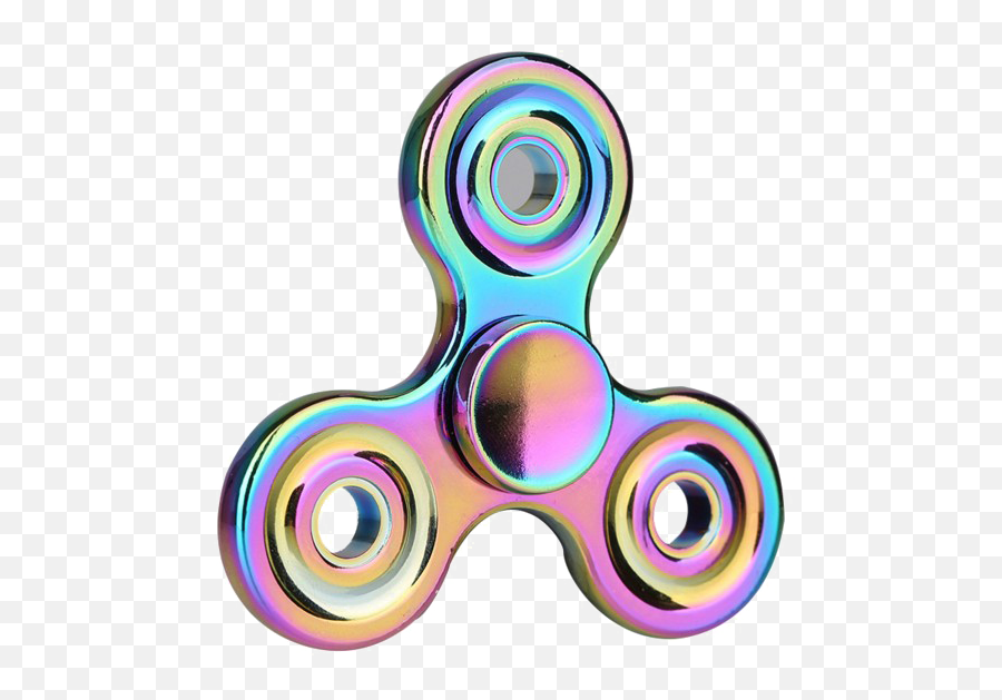 Fidget Spinner Download Png Image - Shiny Rainbow Fidget Titanium Rainbow Fidget Spinner,Fidget Spinner Transparent Background