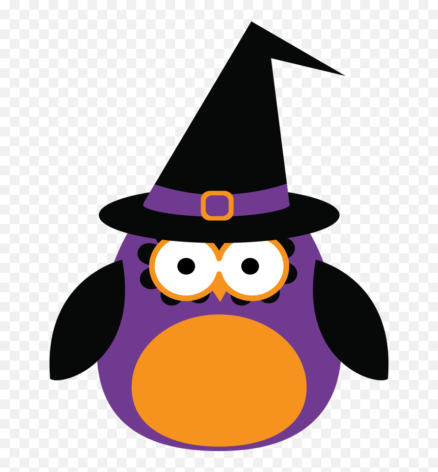Halloween Clipart Witch Hat - Png Download Full Size Dibujos Infantiles Halloween,Witches Hat Png
