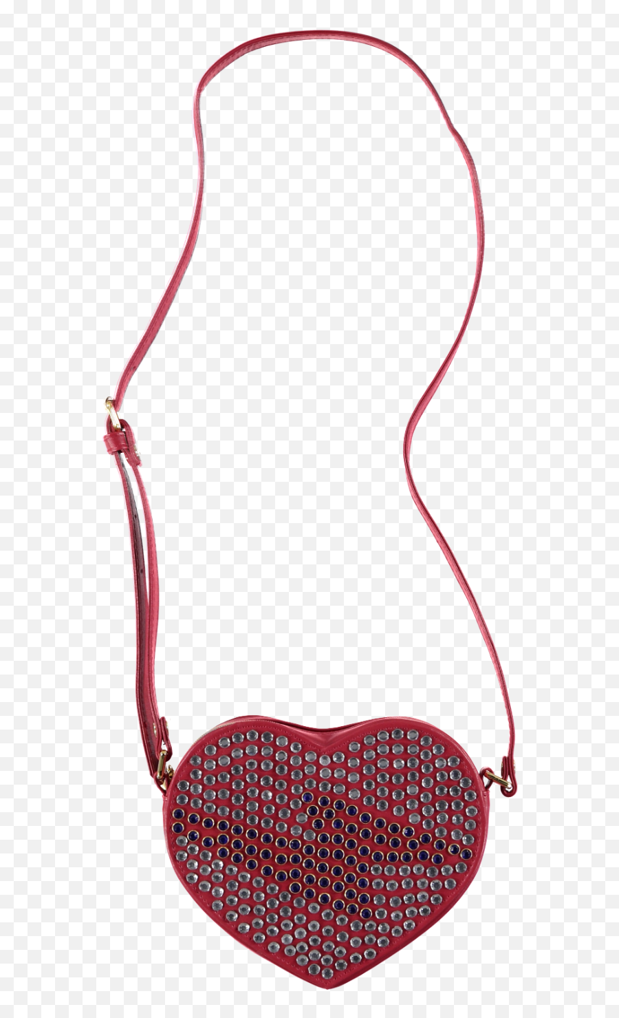 Lightning Bolt Diamante Heart Shaped Handbag Red Full Size - Shoulder Bag Png,Red Lightning Png