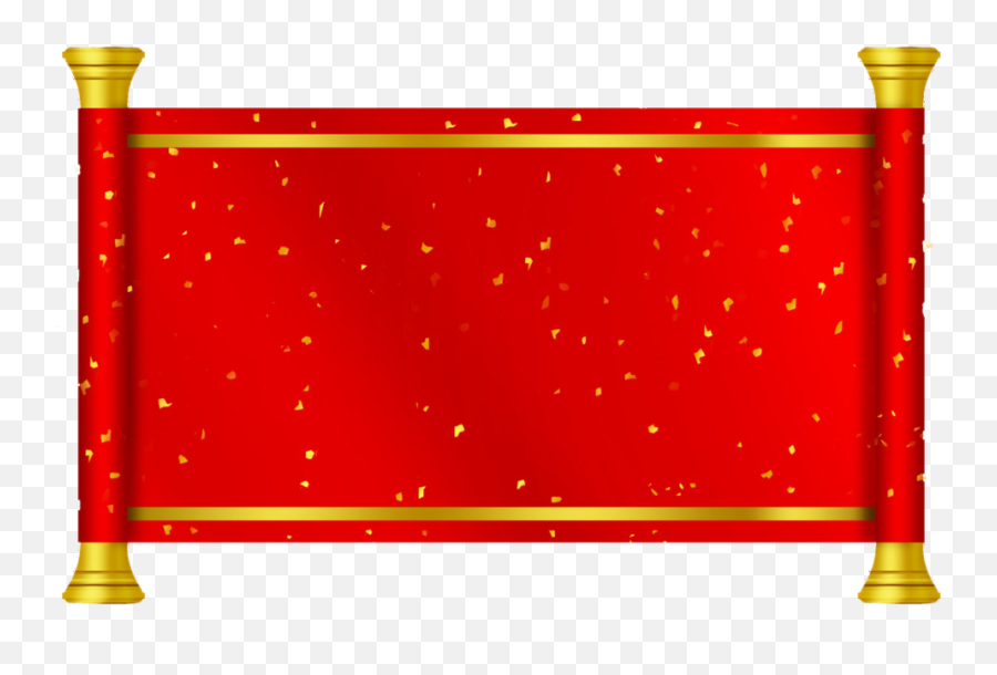 Golden - Red Background Hd Png,Paper Transparent Background