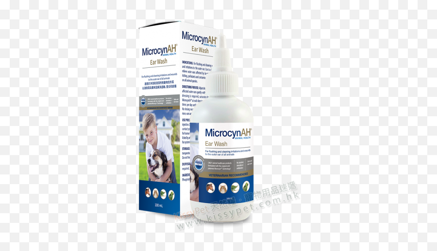 Microcynah Ear Wash 100ml - Microcynah Ear Rinse Png,Dog Ears Png