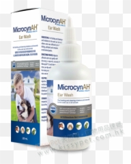 Microcynah Ear Wash 100ml - Microcynah Ear Rinse Png,Dog Ears Png