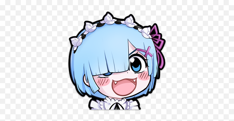 Chibi Rem Sticker - Rem Chibi Png,Rem Png