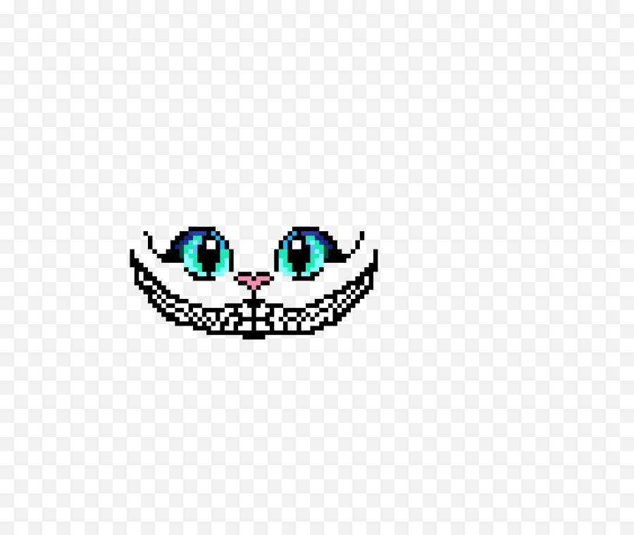 Cheshire Cat Pixel Art - Cheshire Cat Pixel Art Png,Cheshire Cat Png