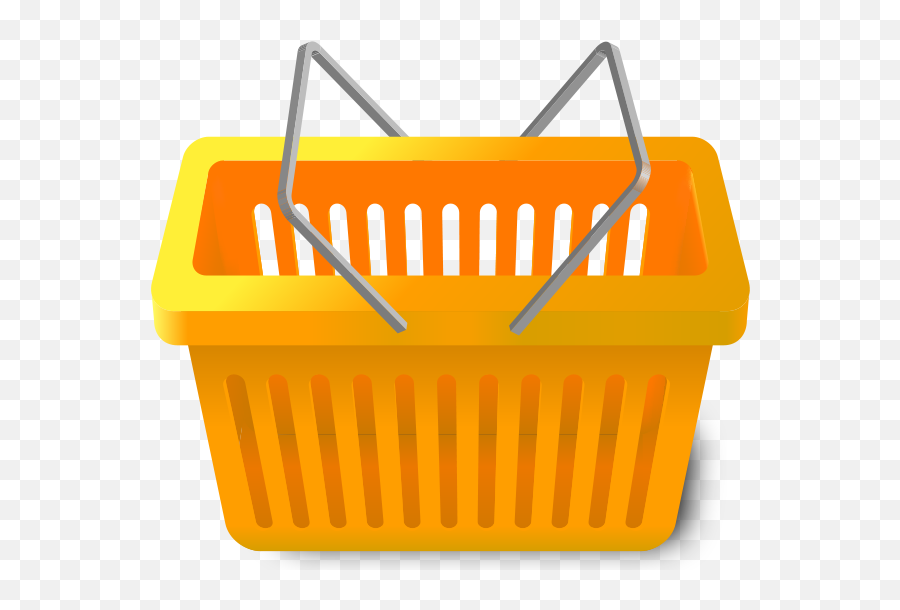 Shopping Cart Light Orange - Shopping Basket Vector Png Pink Shopping Basket Png,Shopping Cart Png