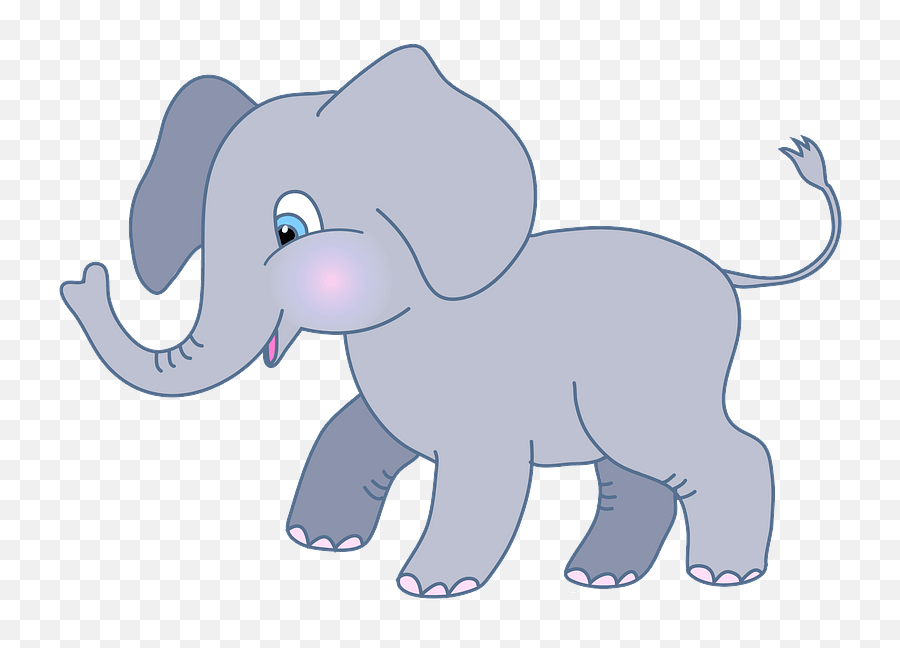 Cute Elephant Clipart - Elephant Clipart Png,Elephant Clipart Png