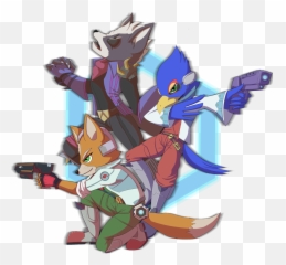 Starfox - Star Fox Falco And Wolf Png,Fox Mccloud Png