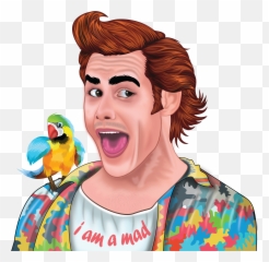 Vector Portrait Jim Carrey - Illustration Png,Jim Carrey Png