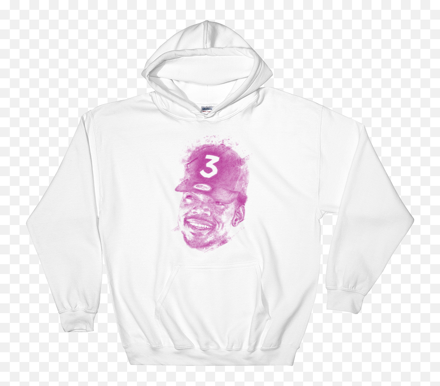 Chance The Rapper White Hoodie - Senpai Hoodies Anime Girls Png,Chance The Rapper Png