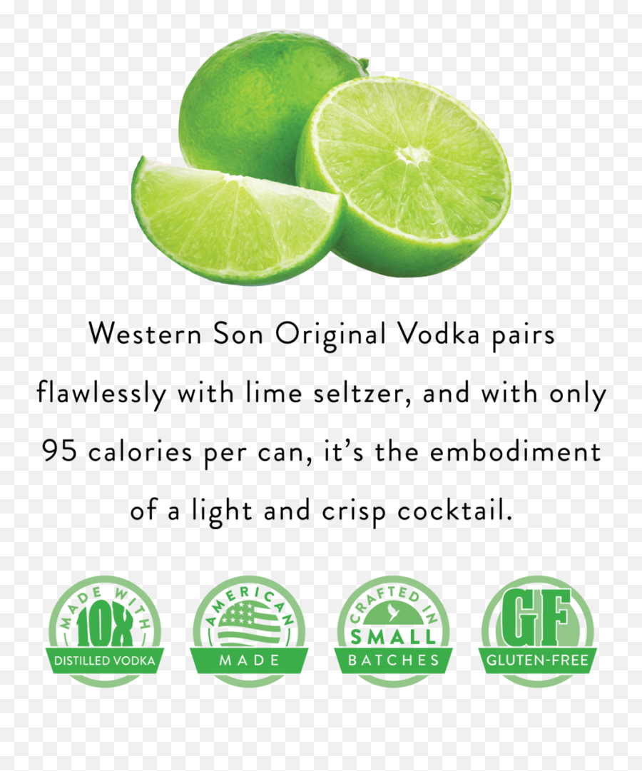 Grapefruit Vodka U2014 Western Son Distillery - Sweet Lemon Png,Lime Transparent