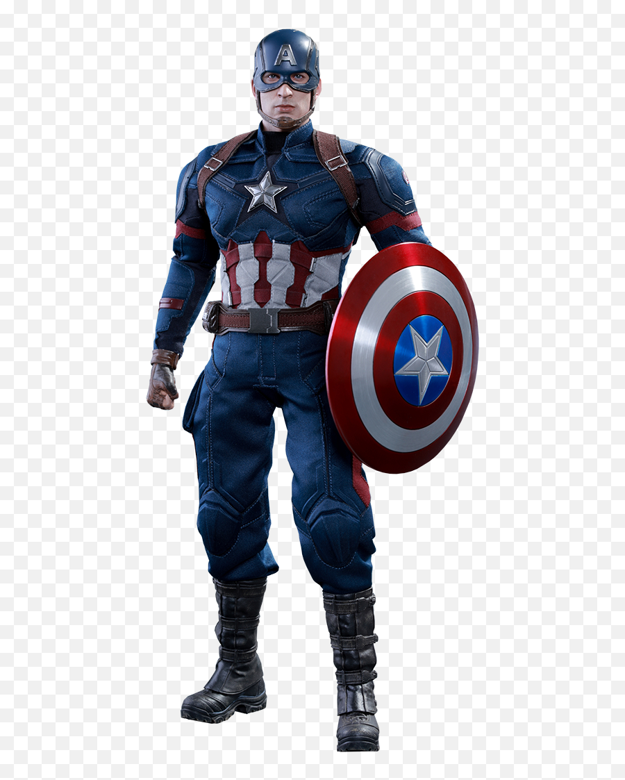 Marvel - Captainamericacivilwarcaptainamericasixthscale Captain America Png,Captain Marvel Transparent