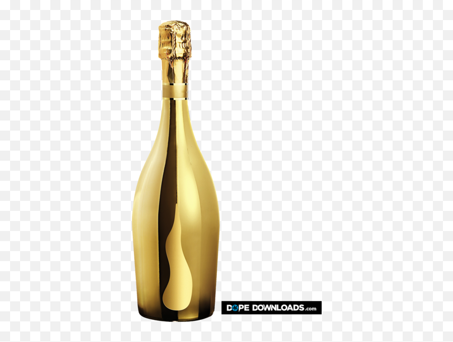 Gold Champagne Bottle Png Image - Golden Champagne Bottle Png,Champagne Bottle Png