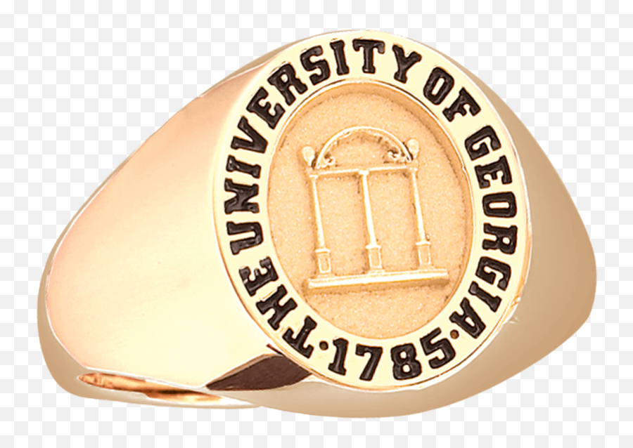 University Of Georgia Womenu0027s Oval Signet - Solid Png,Uga Logo Png