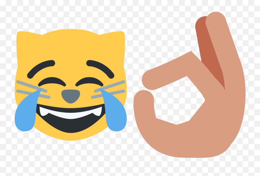 Crying Laughing Emoji Png - Png Emoji Hand Ok Transparent Laughing Emoji Ok Hand Png,Laugh Cry Emoji Png