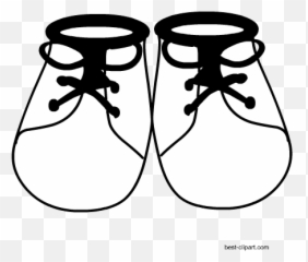 Blue Baby Shoes Clipart Transparent Png - Christening Baby Shoes Clipart,Baby Shoes Png