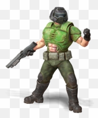 Doom Slayer Thread - Doom Slayer Smash Bros Render Png,Doomguy Transparent