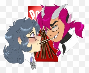 Pocky Game Couples Eugene And Advan - Pocky Full Size Png Pocky Game,Pocky Logo