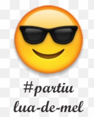 Download Emoji4 - Apple Cool Face PNG Image with No Happy