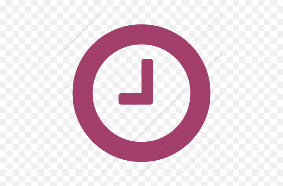 Iconsetc Simple Pink Bootstrap Font - Vertical Png,Pink Clock Icon