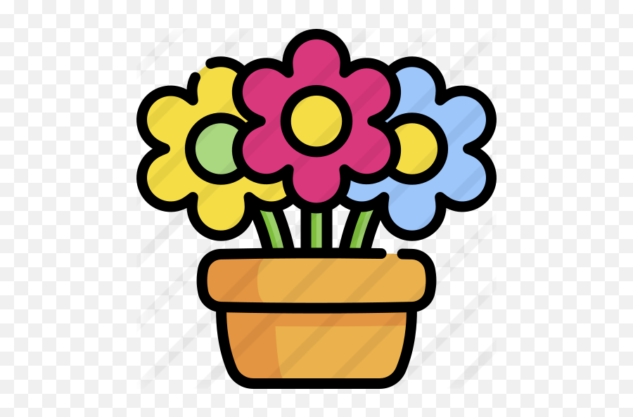 Flower Pot - Free Farming And Gardening Icons Happy Png,Lavendar Bush Icon
