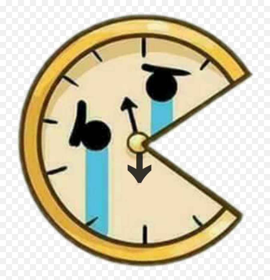 Clock Relógio Pac Pacman Comecome Sad Triste - Kamen Decorative Png,Kamen Rider Ghost Icon