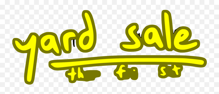 Yard Sale Yellow Svg Vector - Dot Png,Yard Sale Icon