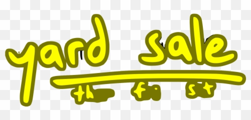 Yard Sale Yellow Svg Vector - Dot png