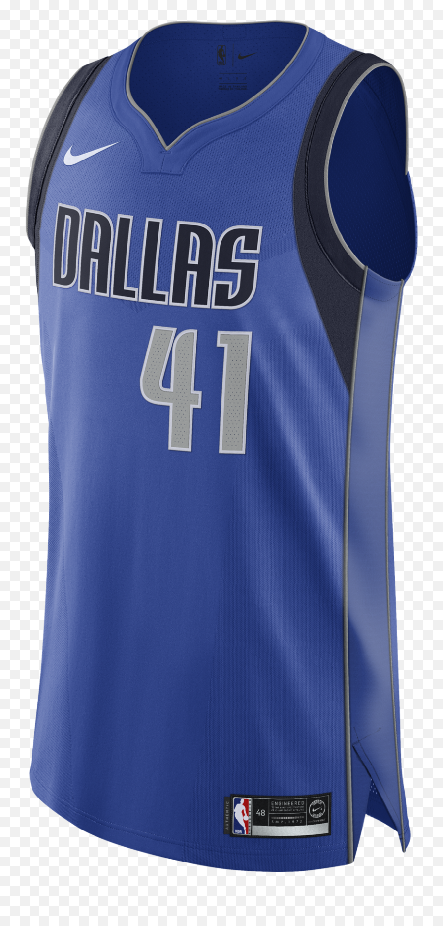 Dallas Mavericks Dirk Nowitzki Nike - Sleeveless Png,Nike Icon 2 In 1
