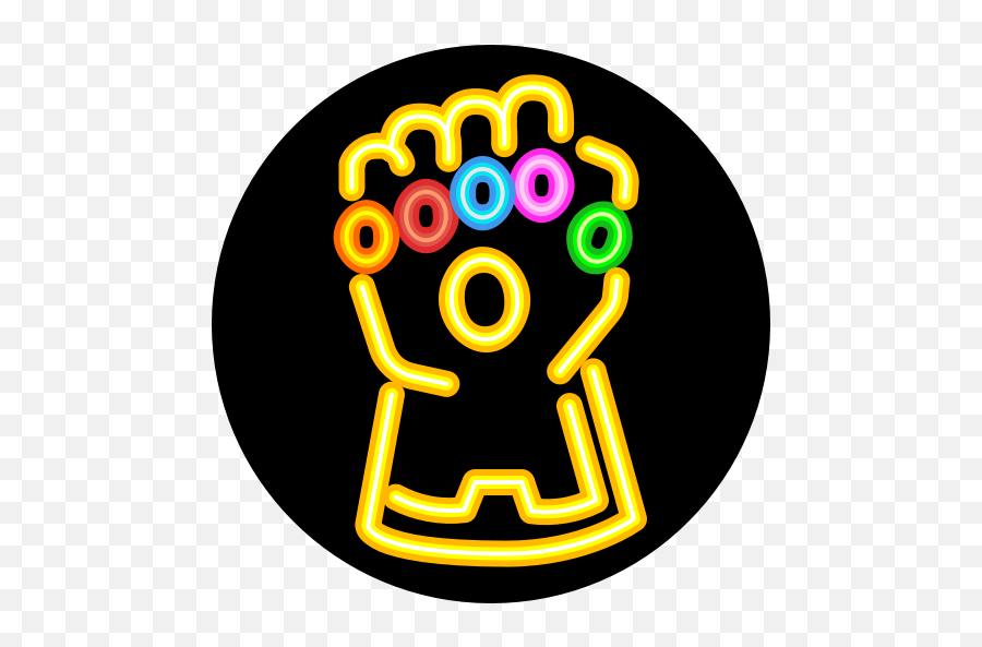 Gauntlet Infinity Stone Superhero - Circle Png,Infinity Gauntlet Logo