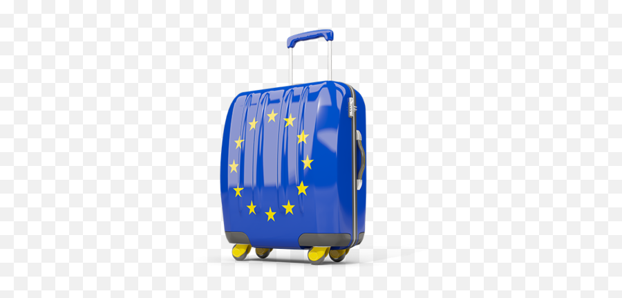 Suitcase With Flag Illustration Of European Union - Suitcase With Australian Flag Png,Suitecase Icon