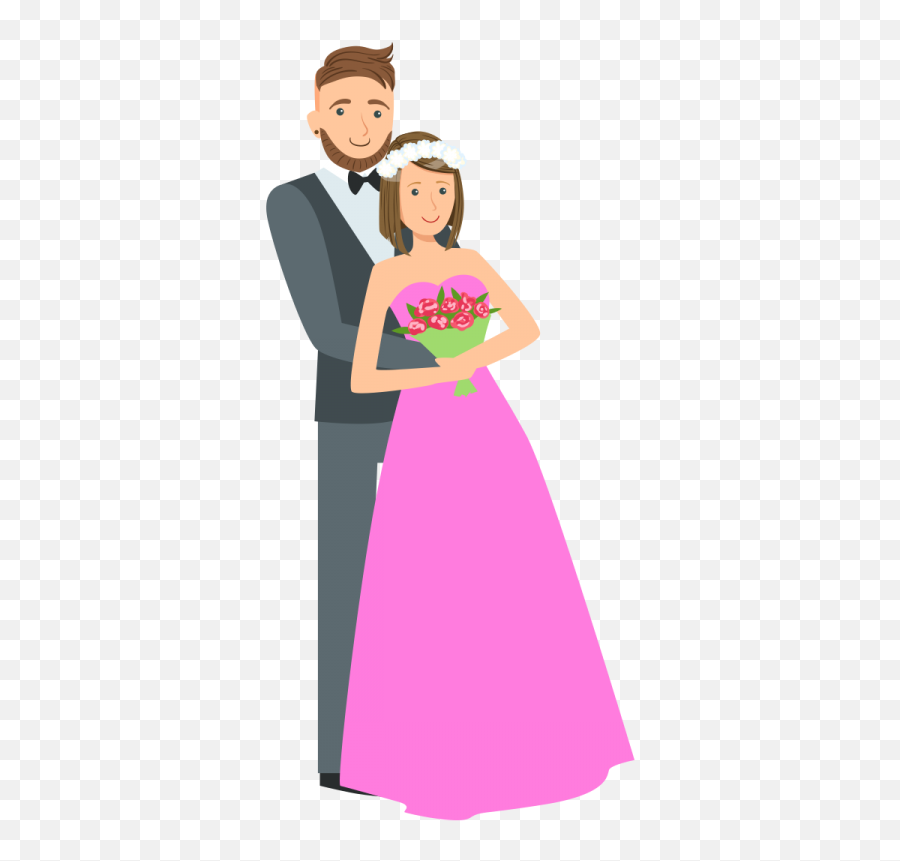 Couple Transparent Image - Transparent Background Wedding Couple Transparent Png,Married Couple Png