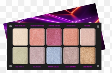 Freedom System Palette Partylicious - Inglot Cienie Brokatowe png