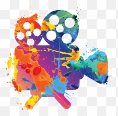 Camera Icon Logo - 07 Video Paint Full Size PNG