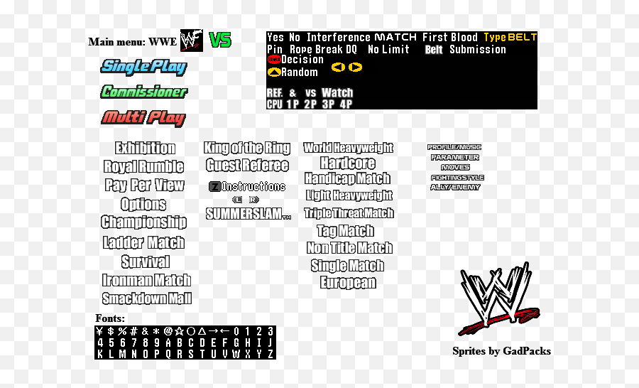 Nintendo 64 - Wwf No Mercy Buttons The Spriters Resource Language Png,Wwf Icon