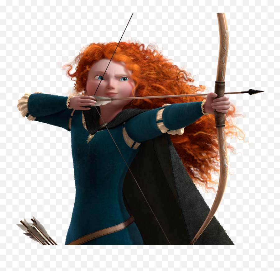 Download Hd Ginger Heads Images Merida Wallpaper And - Merida Bow And Arrow Png,Disney Characters Transparent Background