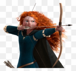 Download Hd Ginger Heads Images Merida Wallpaper And - Merida Bow And Arrow Png,Disney Characters Transparent Background