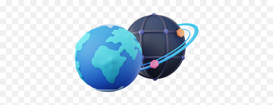 Virtual Earth 3d Illustrations Designs Images Vectors Hd - Vertical Png,World Icon Vector Free