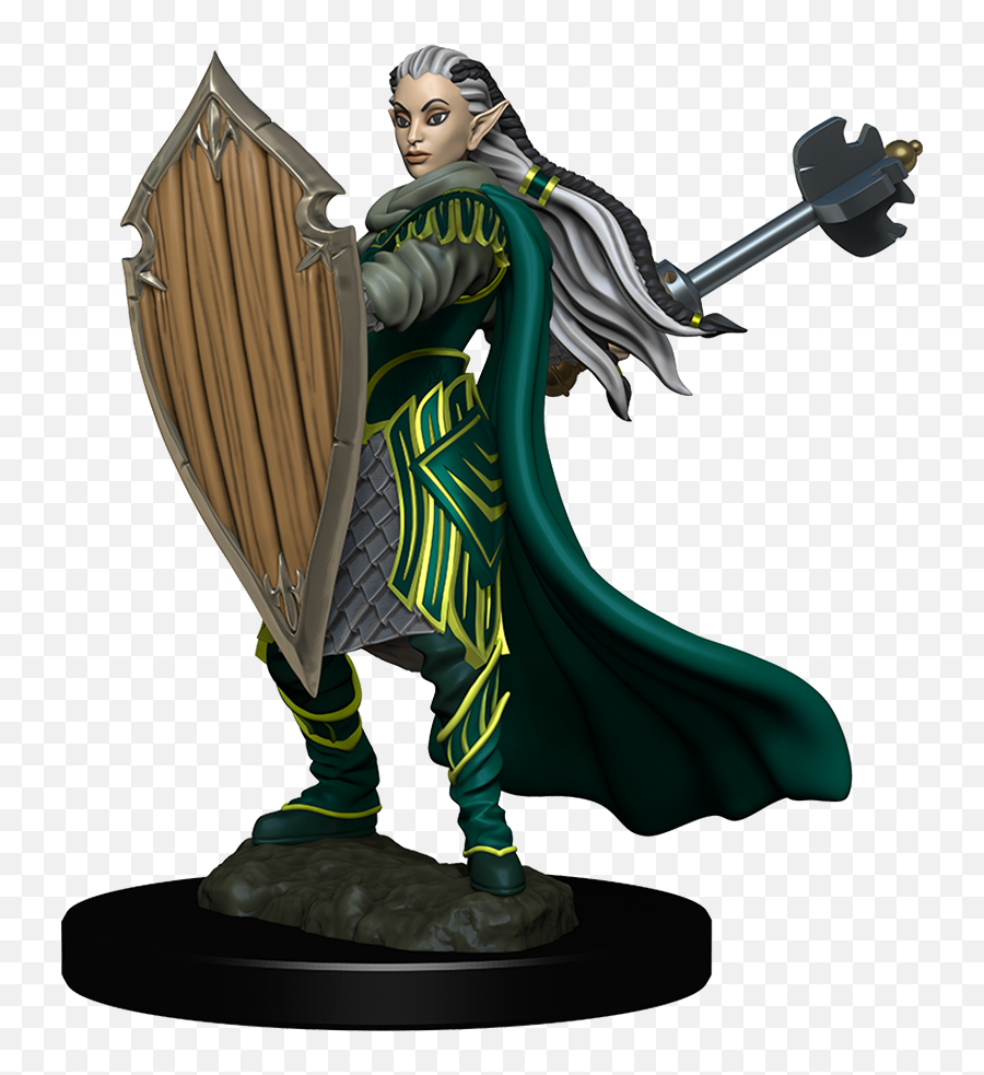 Du0026d Icons Of The Realms - Elf Paladin Female Marvelous Miniatures Female Elf Paladin Png,Tiefling Icon
