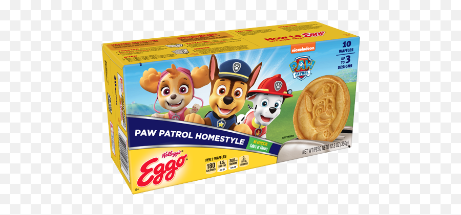 Kelloggu0027s Eggo Paw Patrol Homestyle Waffles - Paw Patrol Eggo Waffles Png,Icon Patrol 2
