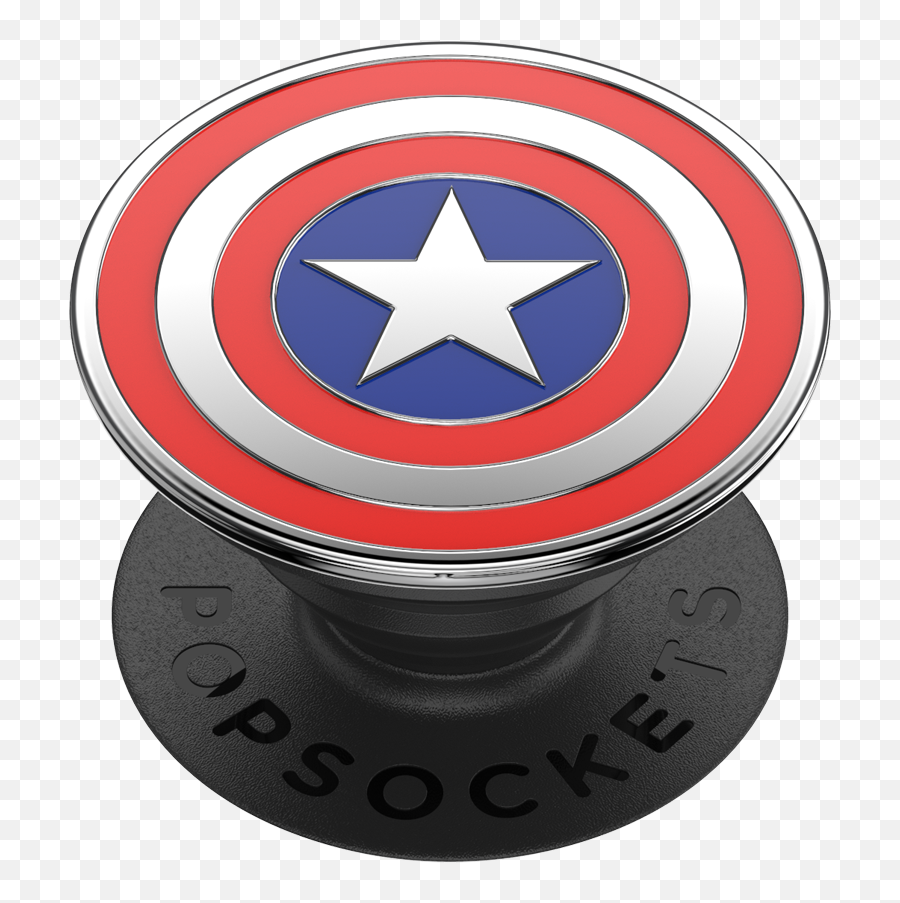 Enamel Captain America - Popsocket Marvel Captain America Png,Captain America Icon Pack