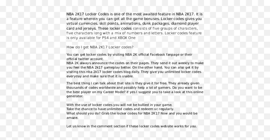 Doc Nba 2k17 Locker Codes Is One Of The Most Awaited - Biografia De Eloy Alfaro Resumen Corto Png,Nba 2k17 Png